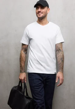 T-shirt basique à col en V