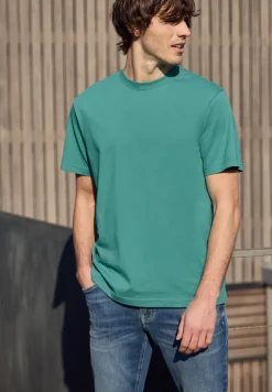 T-shirt basique en couleur unie