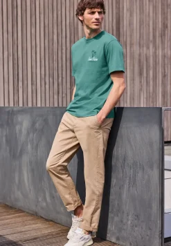 T-shirt à col rond avec chestprint