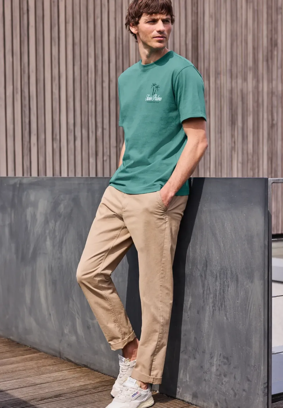T-shirt à col rond avec chestprint