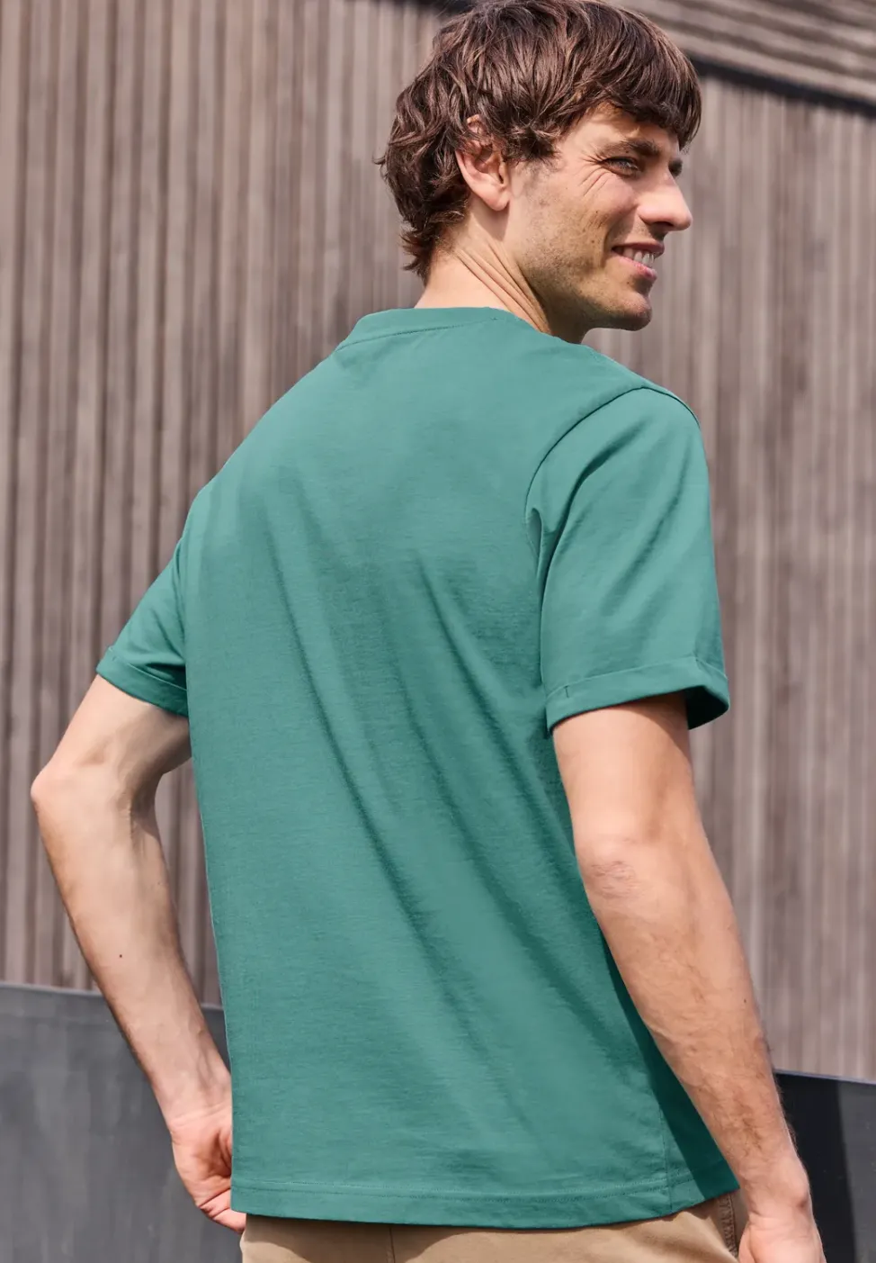 T-shirt à col rond avec chestprint
