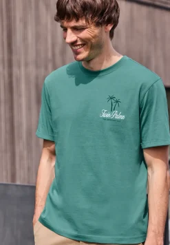 T-shirt à col rond avec chestprint