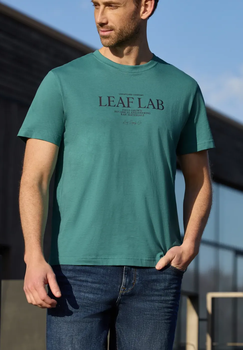 T-shirt à col rond avec chestprint