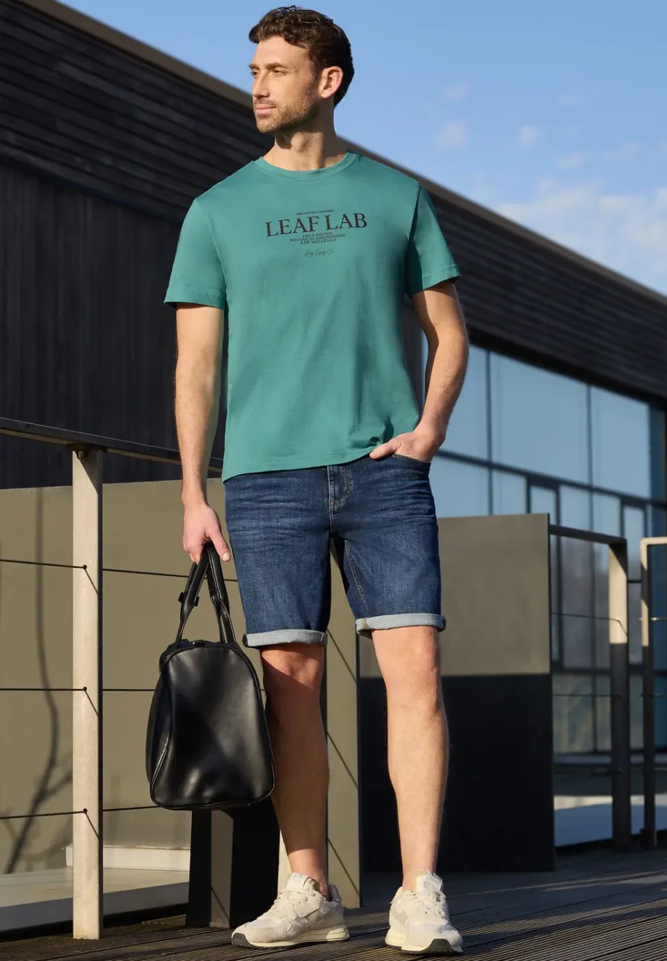 T-shirt à col rond avec chestprint