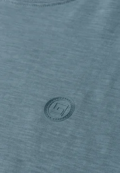 T-shirt à col rond avec détail turn-up