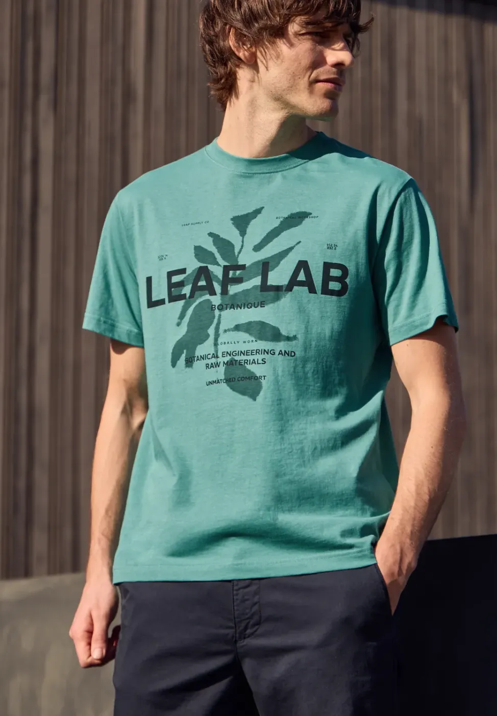 T-shirt à col rond et imprimé