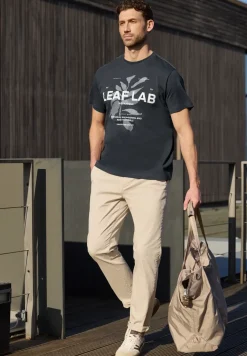 T-shirt à col rond et imprimé