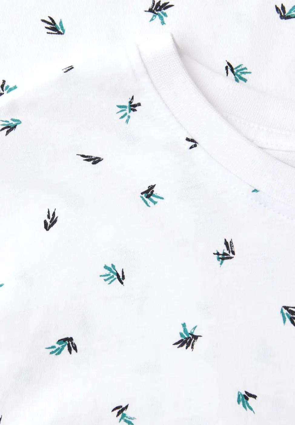 T-shirt à col rond et imprimé allover