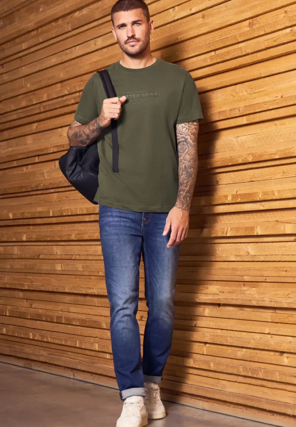 T-shirt doux avec wording