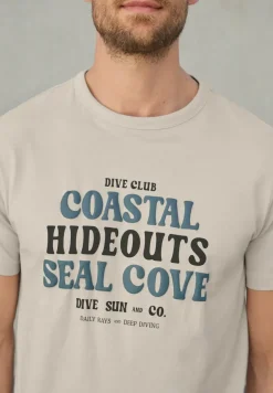 T-shirt en coton avec wording