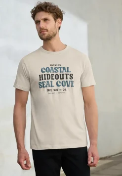 T-shirt en coton avec wording