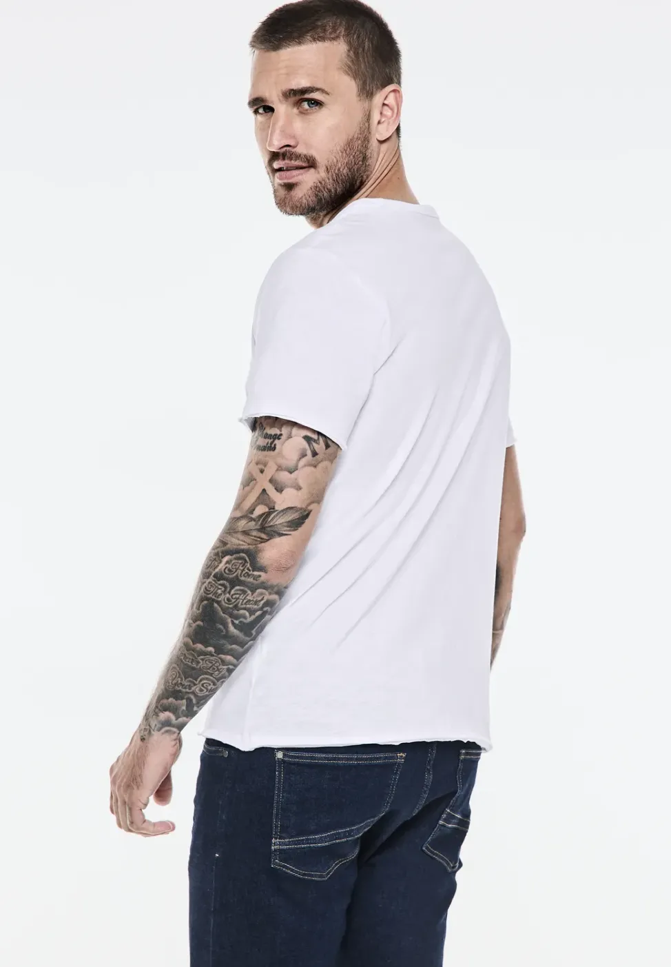 T-shirt en fil flammé