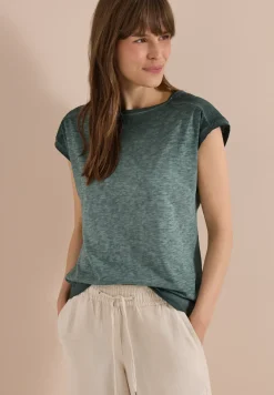 T-shirt en jersey au look garment dye