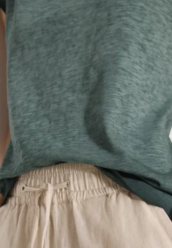T-shirt en jersey au look garment dye