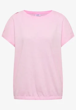 T-shirt en jersey teint en pièce à l’aspect délavé