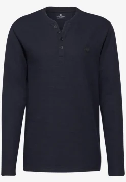 T-shirt Henleys dans un look mélangé