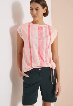 T-shirt à l'effet dévoré