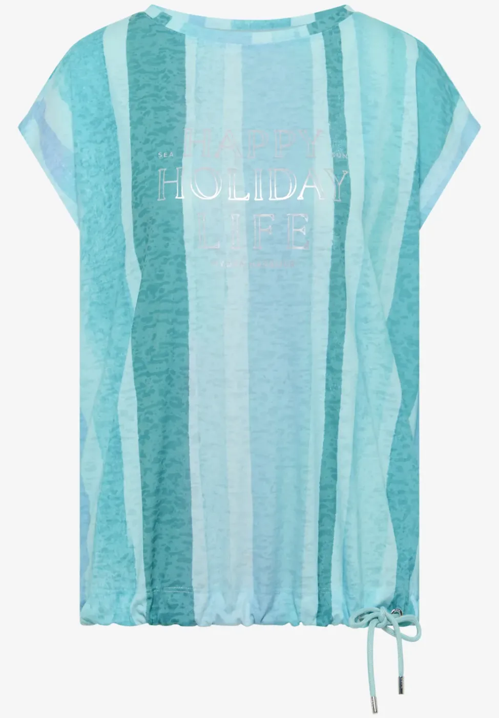 T-shirt à l'effet dévoré