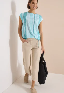 T-shirt à l'effet dévoré