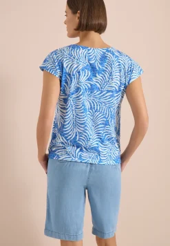 T-shirt à l'effet dévoré