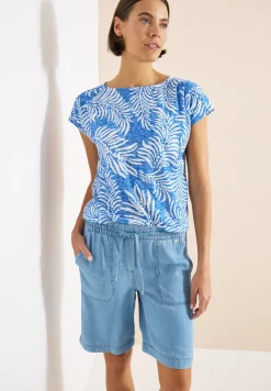 T-shirt à l'effet dévoré