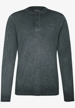 T-shirt à manches longues Henley