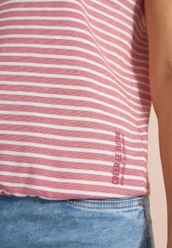 T-shirt rayé à manches courtes