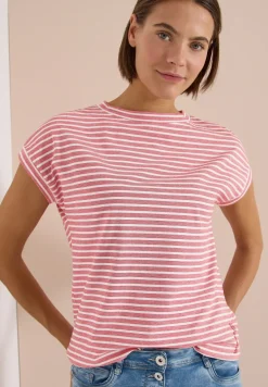 T-shirt rayé à manches courtes