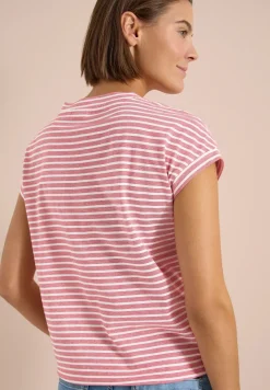 T-shirt rayé à manches courtes