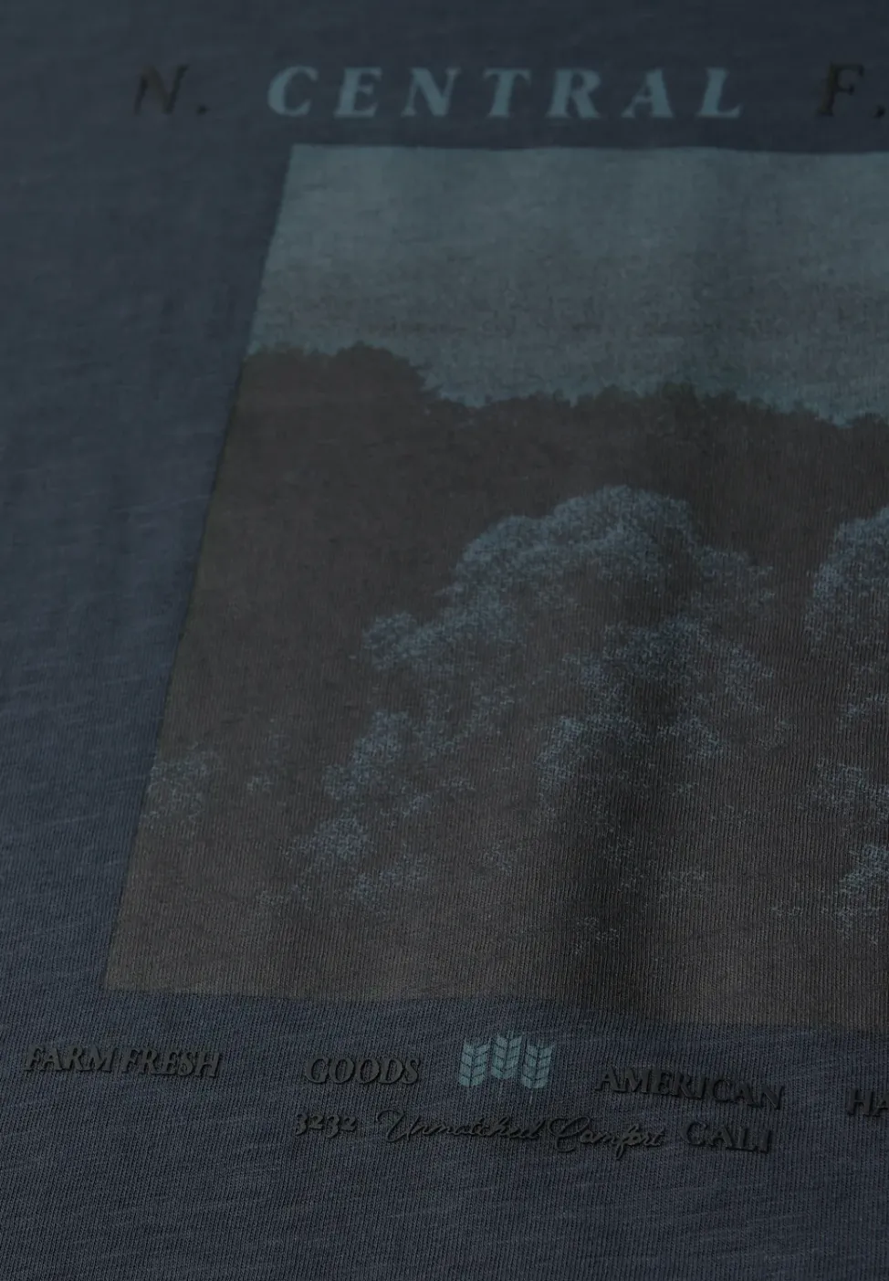 T-shirt Slub avec photo imprimée