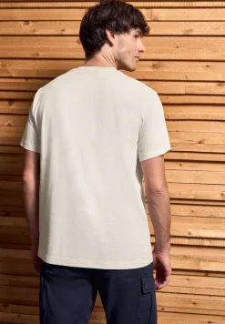 T-shirt Slub à l'aspect délavé