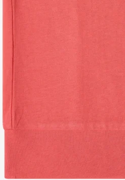 T-shirt uni à col V et manches courtes