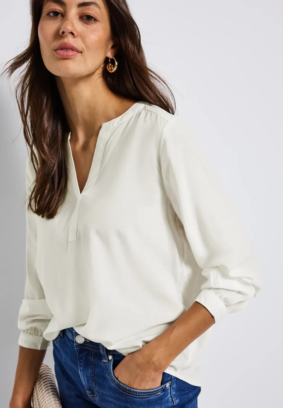 Tunique Split Neck