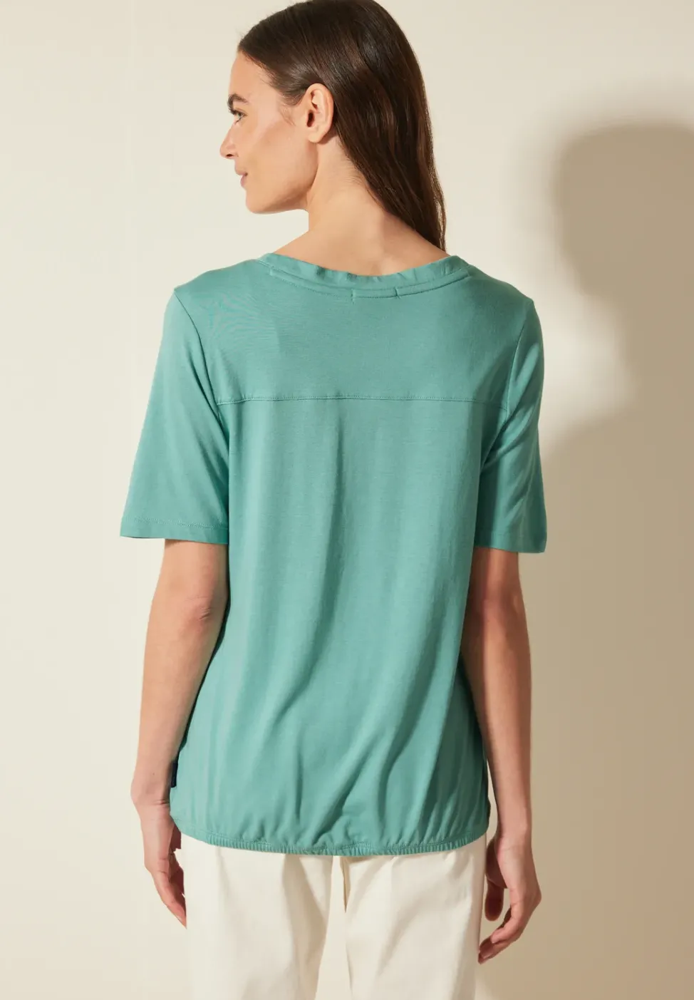 Tunique T-shirt en couleur unie
