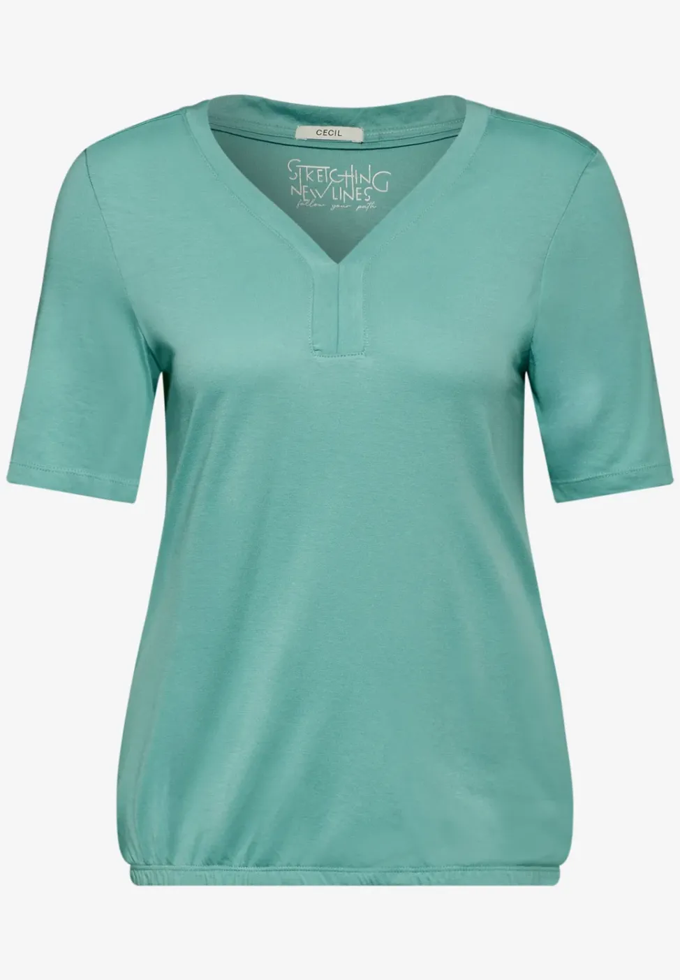 Tunique T-shirt en couleur unie