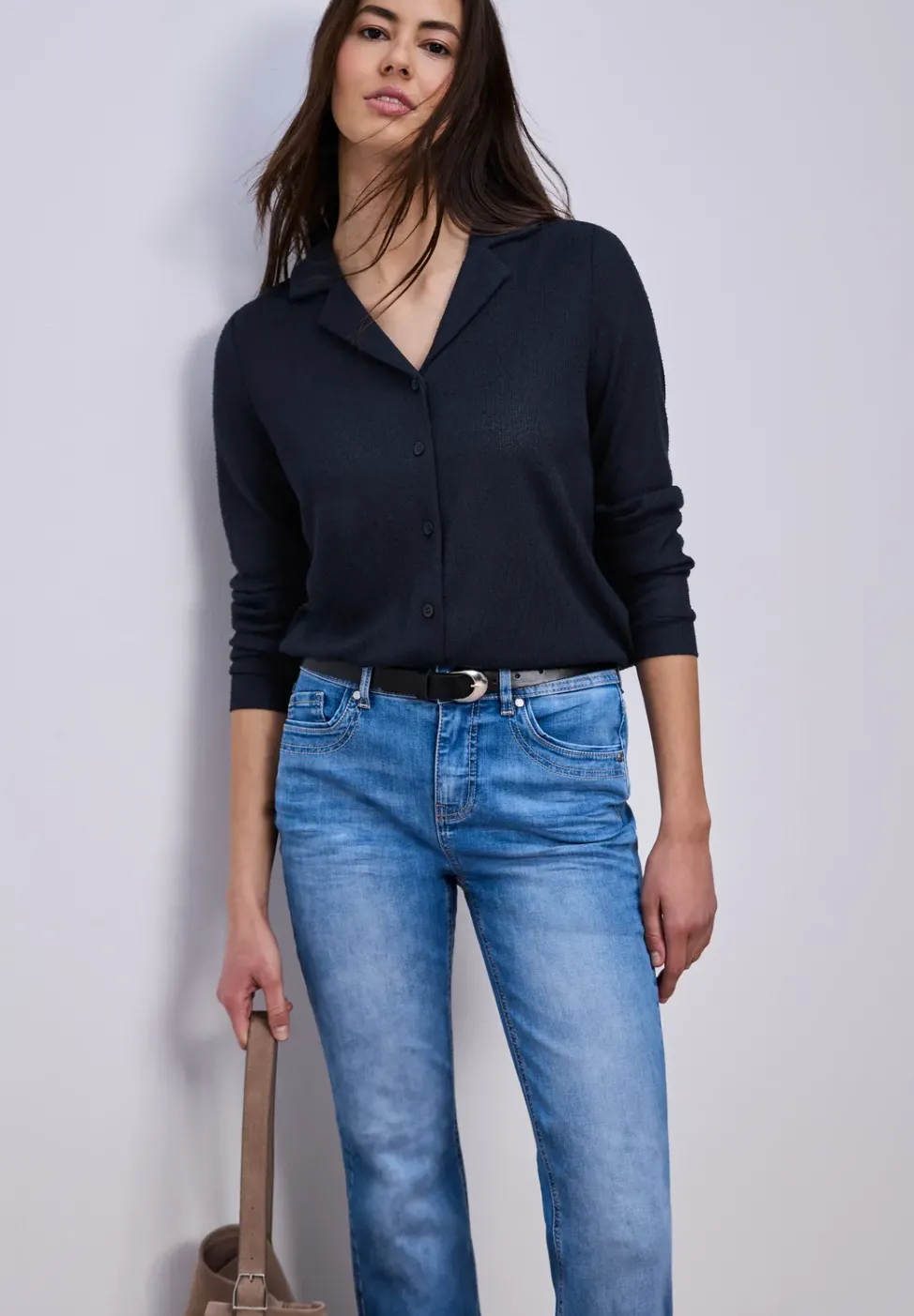 Veste en couleur unie