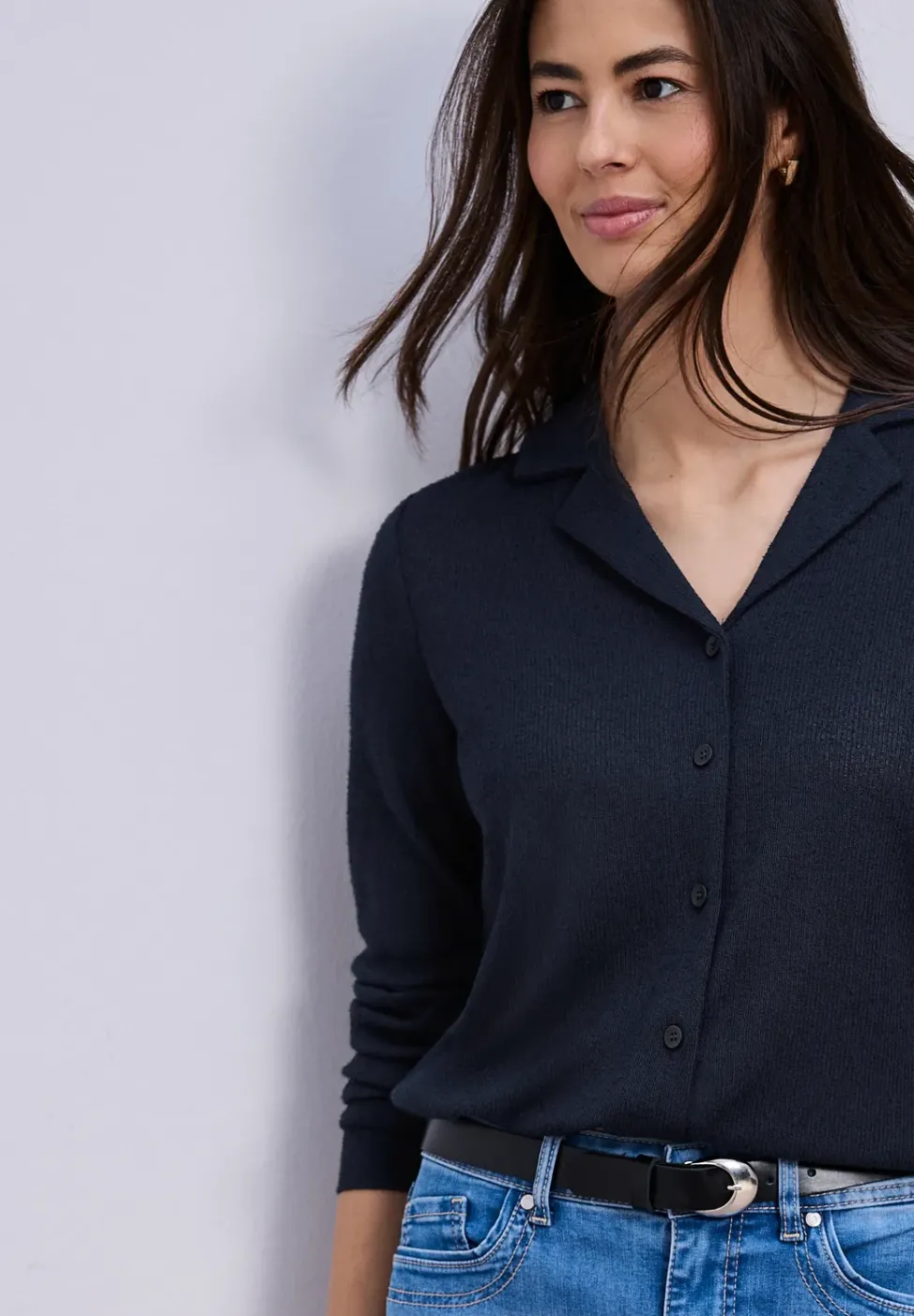 Veste en couleur unie