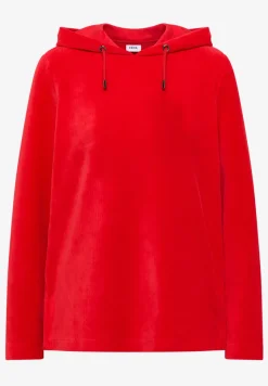 Veste en velours côtelé avec capuche