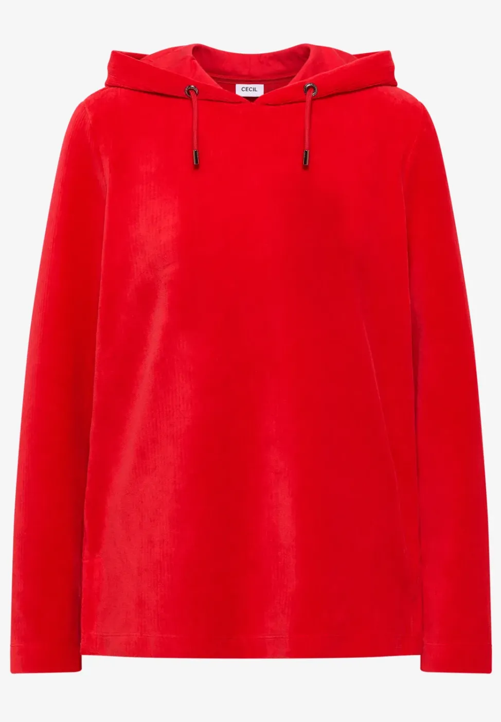 Veste en velours côtelé avec capuche