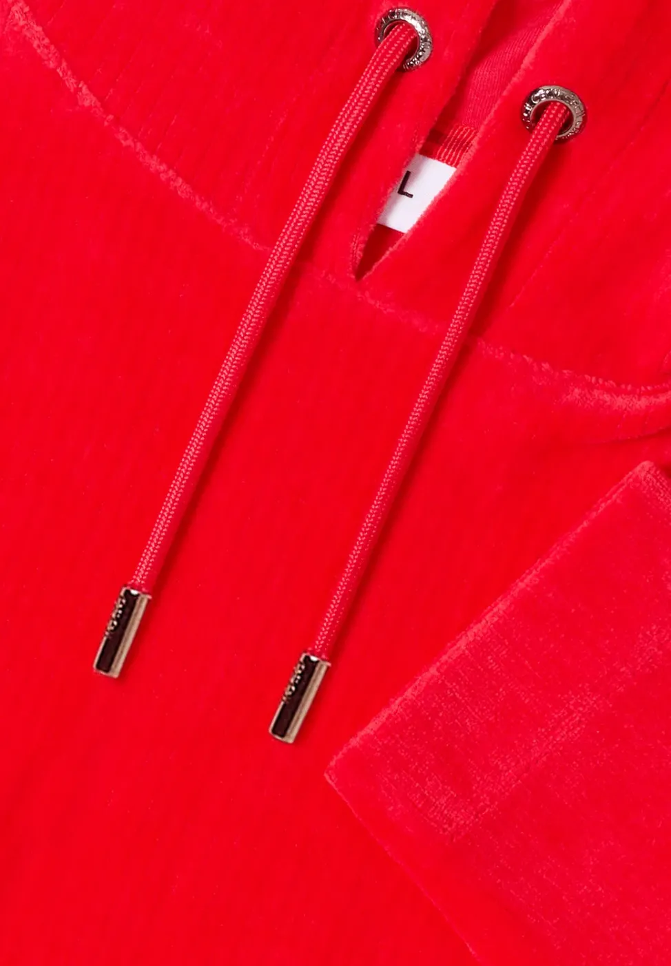 Veste en velours côtelé avec capuche