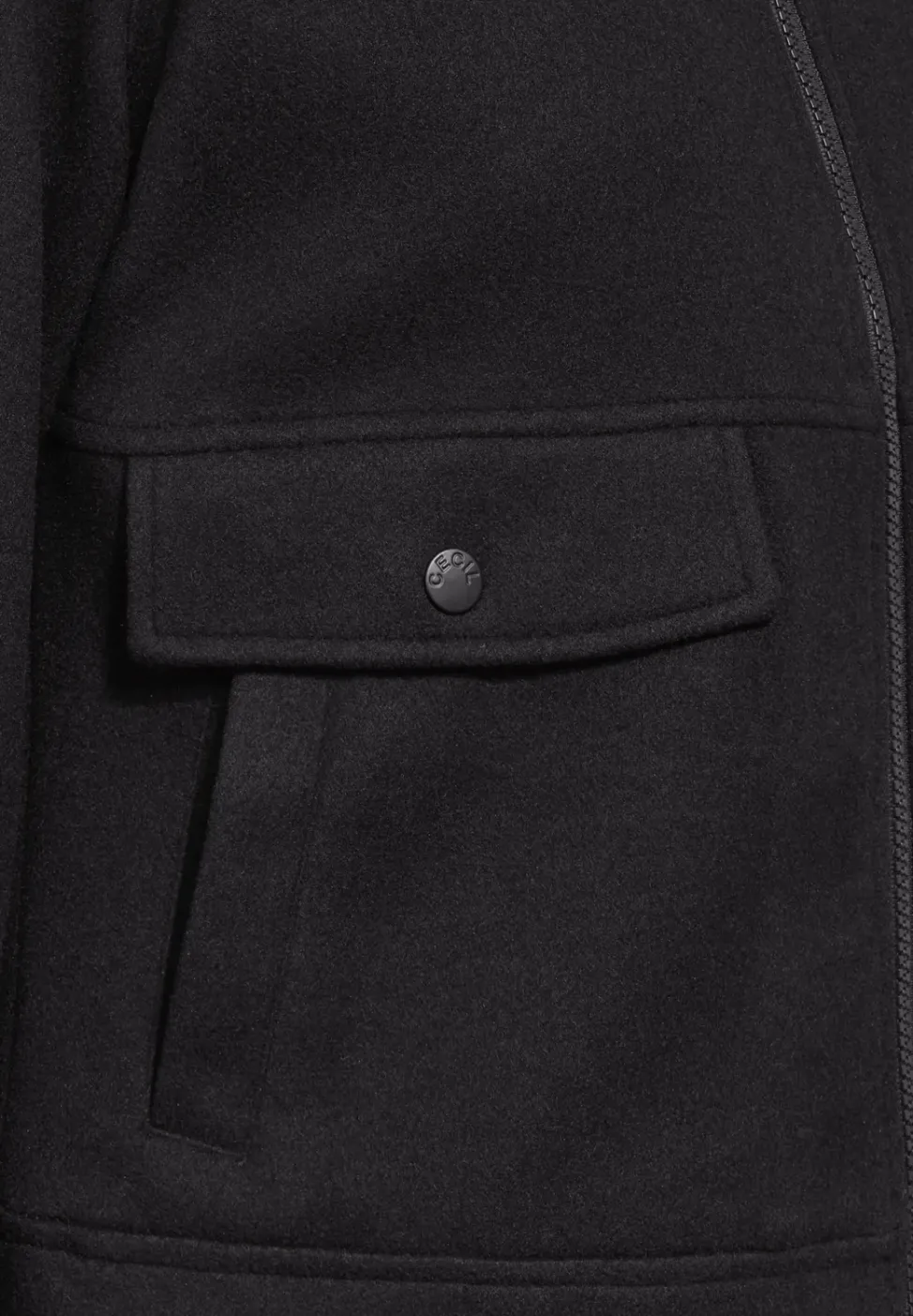 Veste aspect laine