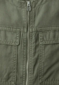 Veste au look délavé avec cordon de serrage