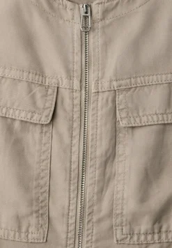 Veste au look délavé avec cordon de serrage