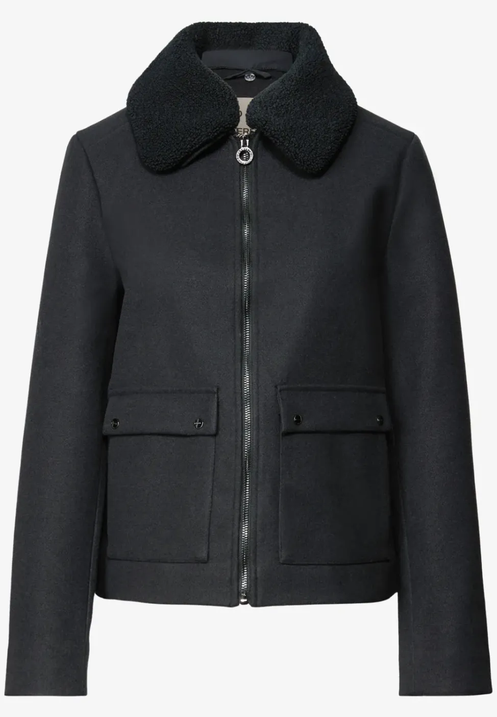 Veste avec col amovible
