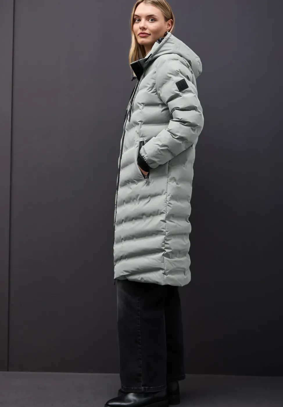 Veste avec coutures collées