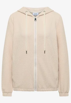 Veste à capuche avec structure