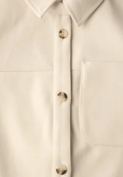 Veste-chemise à aspect laine