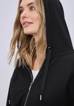 Veste courte à capuche