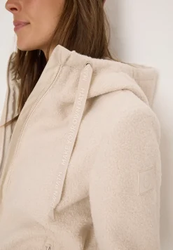 Veste courte effet laine