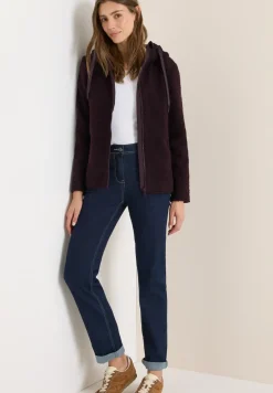 Veste courte effet laine